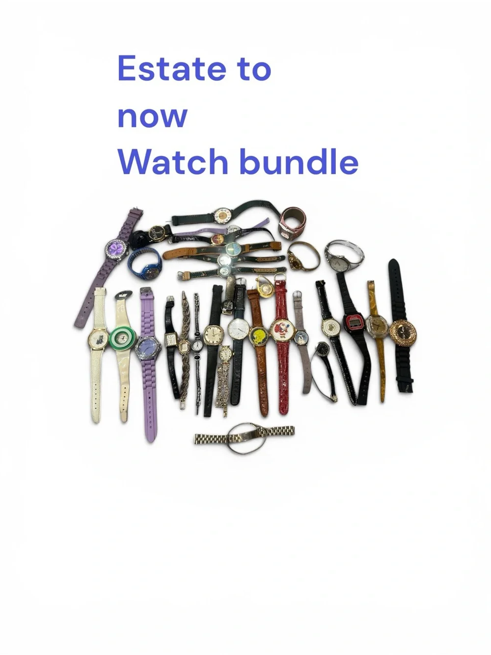 Estate to now Watch Bundle - Assorted Fashion Wristwatches